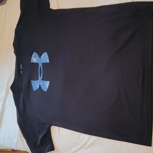Youth Extra Large Under Armour T-Shirt with Blue Logo